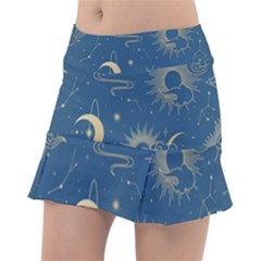 Seamless-galaxy-pattern Classic Tennis Skirt by uniart180623