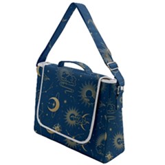 Seamless-galaxy-pattern Box Up Messenger Bag by uniart180623