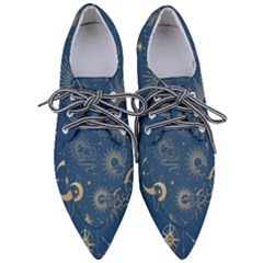 Seamless-galaxy-pattern Pointed Oxford Shoes by uniart180623