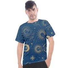 Seamless-galaxy-pattern Men s Sport Top by uniart180623