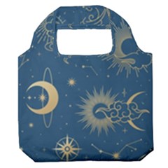 Seamless-galaxy-pattern Premium Foldable Grocery Recycle Bag by uniart180623