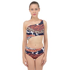 Mixed-animal-skin-print-safari-textures-mix-leopard-zebra-tiger-skins-patterns-luxury-animals-textur Spliced Up Two Piece Swimsuit by uniart180623