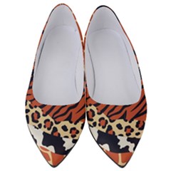 Mixed-animal-skin-print-safari-textures-mix-leopard-zebra-tiger-skins-patterns-luxury-animals-textur Women s Low Heels by uniart180623