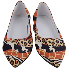 Mixed-animal-skin-print-safari-textures-mix-leopard-zebra-tiger-skins-patterns-luxury-animals-textur Women s Block Heels  by uniart180623