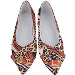 Mixed-animal-skin-print-safari-textures-mix-leopard-zebra-tiger-skins-patterns-luxury-animals-textur Women s Bow Heels by uniart180623