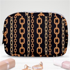 Gold-chain-jewelry-seamless-pattern Make Up Pouch (small) by uniart180623