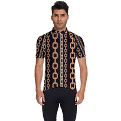 Gold-chain-jewelry-seamless-pattern Men s Short Sleeve Cycling Jersey by uniart180623