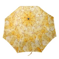 Cheese-slices-seamless-pattern-cartoon-style Folding Umbrellas by uniart180623