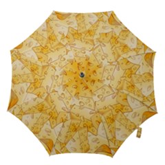 Cheese-slices-seamless-pattern-cartoon-style Hook Handle Umbrellas (medium) by uniart180623