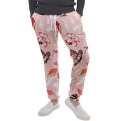 Beautiful-seamless-spring-pattern-with-roses-peony-orchid-succulents Men s Jogger Sweatpants by uniart180623