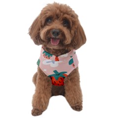 Strawberry-seamless-pattern Dog Sweater by uniart180623