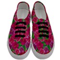 Background-cute-flowers-fuchsia-with-leaves Men s Classic Low Top Sneakers View1