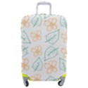 Hand-drawn-cute-flowers-with-leaves-pattern Luggage Cover (Medium) View1