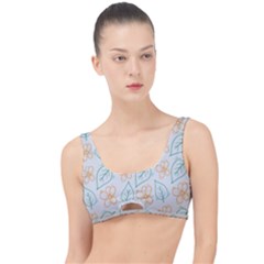 Hand-drawn-cute-flowers-with-leaves-pattern The Little Details Bikini Top by uniart180623