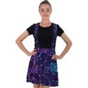 Realistic-night-sky-poster-with-constellations Velvet Suspender Skater Skirt View1