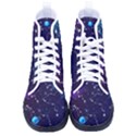 Realistic-night-sky-poster-with-constellations Men s High-Top Canvas Sneakers View1