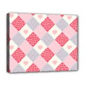 Cute-kawaii-patches-seamless-pattern Deluxe Canvas 20  x 16  (Stretched) View1