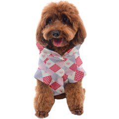 Cute-kawaii-patches-seamless-pattern Dog Coat by uniart180623