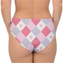 Cute-kawaii-patches-seamless-pattern Double Strap Halter Bikini Bottoms View2