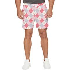 Cute-kawaii-patches-seamless-pattern Men s Runner Shorts by uniart180623