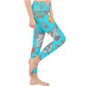 Colored-sketched-sea-elements-pattern-background-sea-life-animals-illustration Lightweight Velour Classic Yoga Leggings View4