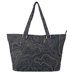 Damask-seamless-pattern Full Print Shoulder Bag by uniart180623