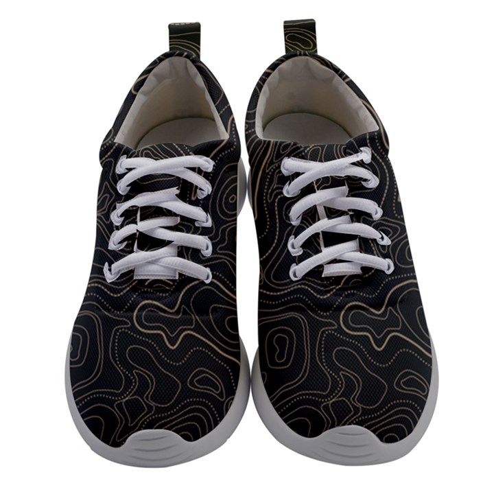 Damask-seamless-pattern Women Athletic Shoes