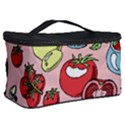 Tomato-seamless-pattern-juicy-tomatoes-food-sauce-ketchup-soup-paste-with-fresh-red-vegetables Cosmetic Storage Case View2