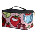 Tomato-seamless-pattern-juicy-tomatoes-food-sauce-ketchup-soup-paste-with-fresh-red-vegetables Cosmetic Storage Case View3