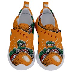 Seamless-pattern-with-taco Kids  Velcro No Lace Shoes by uniart180623