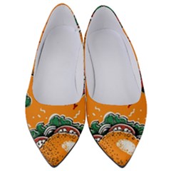 Seamless-pattern-with-taco Women s Low Heels by uniart180623