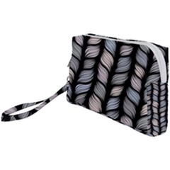 Seamless-pattern-with-interweaving-braids Wristlet Pouch Bag (small) by uniart180623