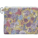 Floral-seamless-pattern-with-flowers-vintage-background-colorful-illustration Canvas Cosmetic Bag (XXXL) View1