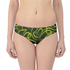 Green-abstract-stippled-repetitive-fashion-seamless-pattern Hipster Bikini Bottoms by uniart180623