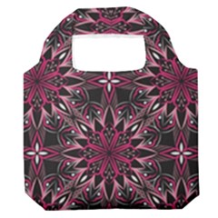 Seamless-pattern-with-flowers-oriental-style-mandala Premium Foldable Grocery Recycle Bag by uniart180623