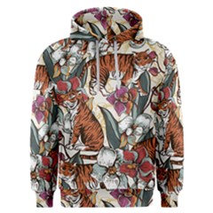 Natural-seamless-pattern-with-tiger-blooming-orchid Men s Overhead Hoodie by uniart180623