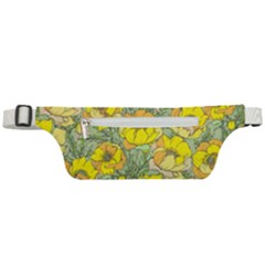 Seamless-pattern-with-graphic-spring-flowers Active Waist Bag by uniart180623