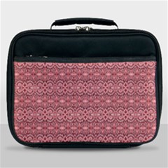 Pink-art-with-abstract-seamless-flaming-pattern Lunch Bag by uniart180623