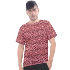 Pink-art-with-abstract-seamless-flaming-pattern Men s Sport Top by uniart180623