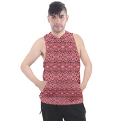 Pink-art-with-abstract-seamless-flaming-pattern Men s Sleeveless Hoodie by uniart180623