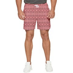 Pink-art-with-abstract-seamless-flaming-pattern Men s Runner Shorts by uniart180623