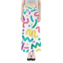 Abstract-pop-art-seamless-pattern-cute-background-memphis-style Full Length Maxi Skirt View1