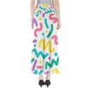 Abstract-pop-art-seamless-pattern-cute-background-memphis-style Full Length Maxi Skirt View2