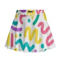 Abstract-pop-art-seamless-pattern-cute-background-memphis-style Mini Flare Skirt View1