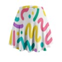 Abstract-pop-art-seamless-pattern-cute-background-memphis-style Mini Flare Skirt View2