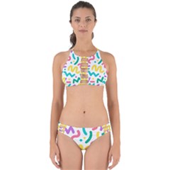 Abstract-pop-art-seamless-pattern-cute-background-memphis-style Perfectly Cut Out Bikini Set by uniart180623