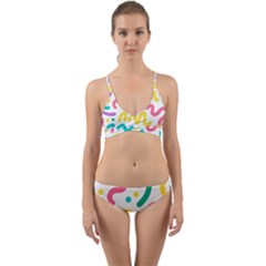 Abstract-pop-art-seamless-pattern-cute-background-memphis-style Wrap Around Bikini Set by uniart180623