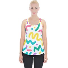 Abstract-pop-art-seamless-pattern-cute-background-memphis-style Piece Up Tank Top by uniart180623