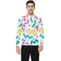 Abstract-pop-art-seamless-pattern-cute-background-memphis-style Men s Long Sleeve Rash Guard View1