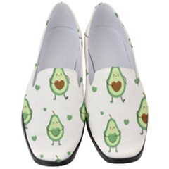 Cute-seamless-pattern-with-avocado-lovers Women s Classic Loafer Heels by uniart180623